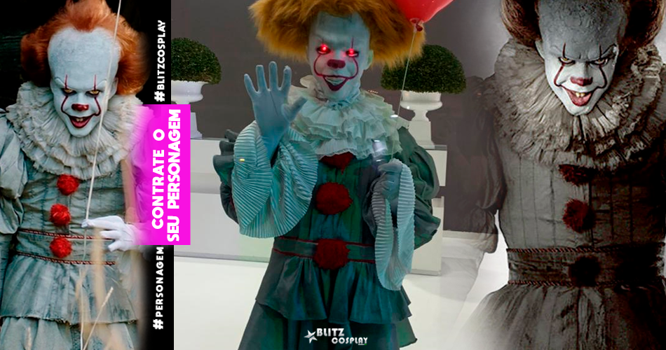 - Pennywise Personagem Vivo para Festas Infantis