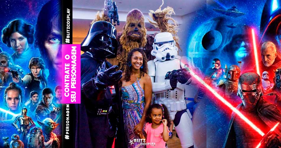 StarWars Personagem Vivo Para Festas e Eventos