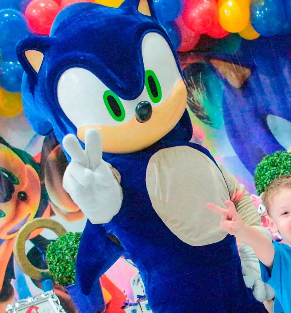 Sonic - Personagem Vivo RJ