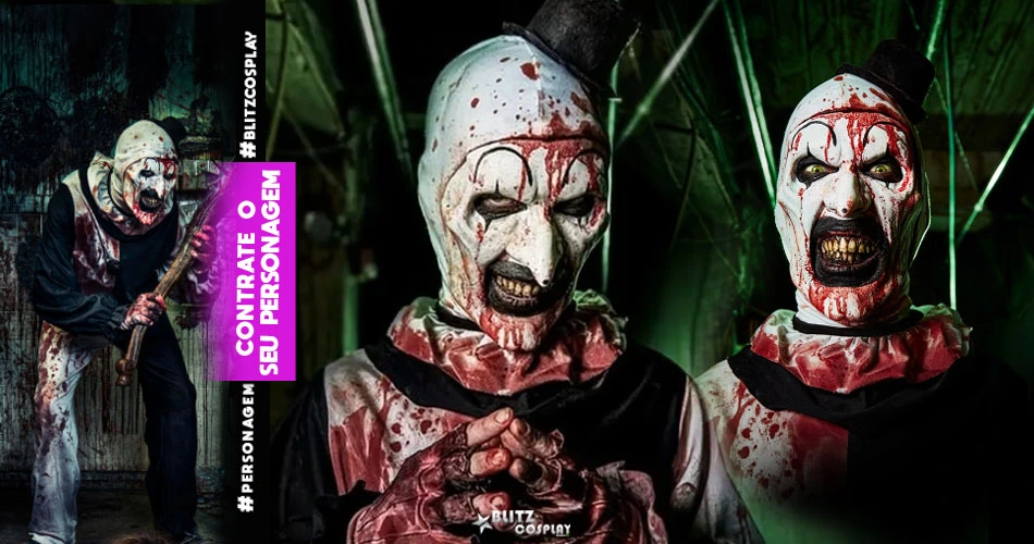 Contratar Art do filme Terrifier Personagem para festa