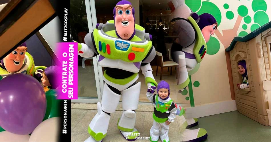 Buzz Lightyear personagem vivo