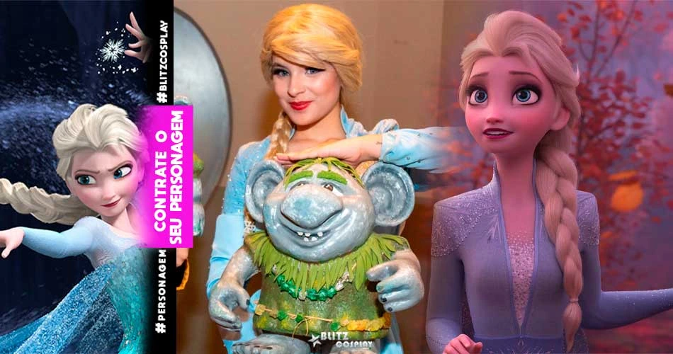 Contratar Elsa Personagem Vivo