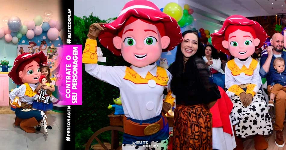 Contrate Jessie Personagem vivo para festas e eventos