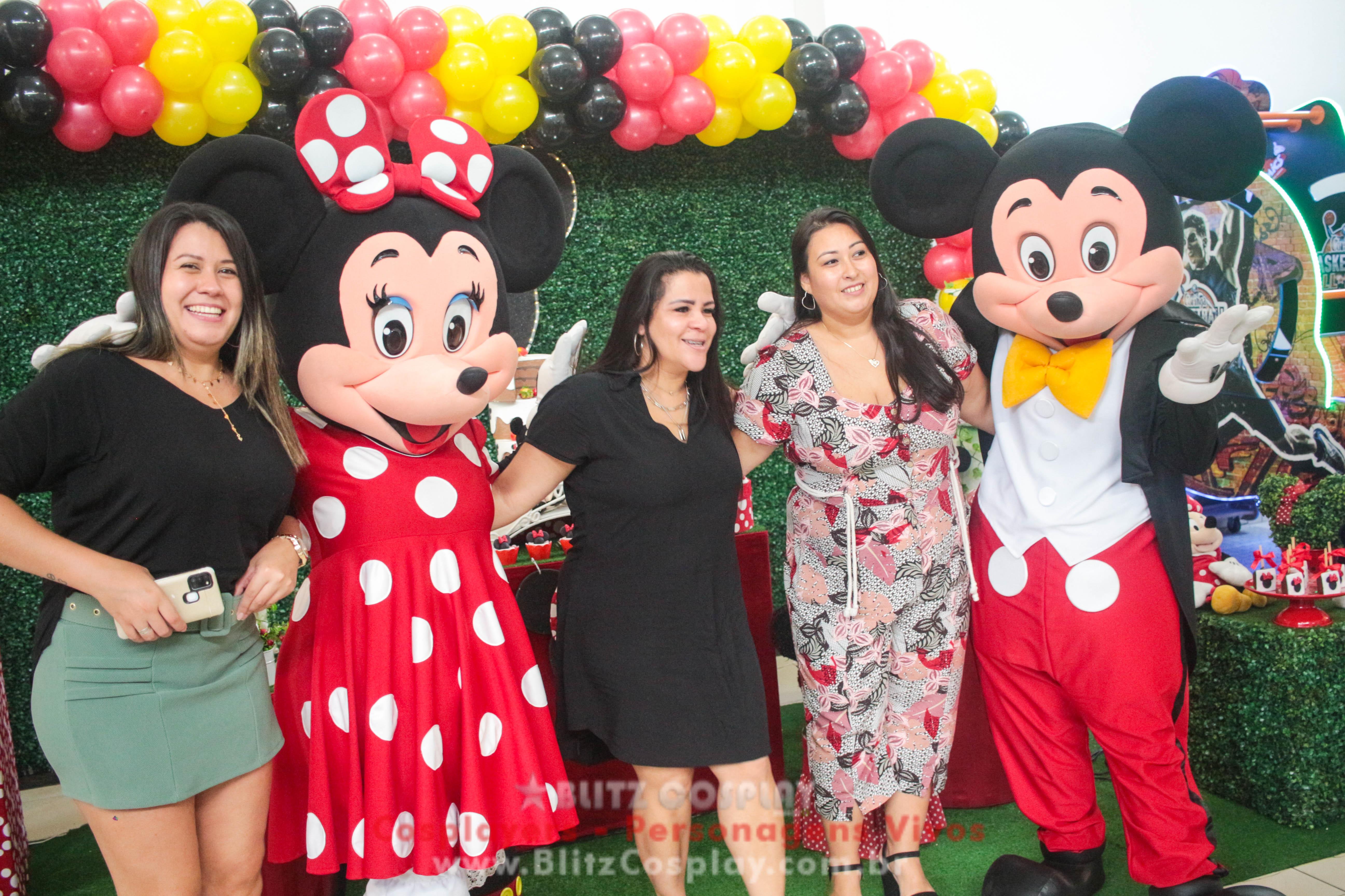 Mickey e Minnie Personagens Vivos Para Festas e Eventos.