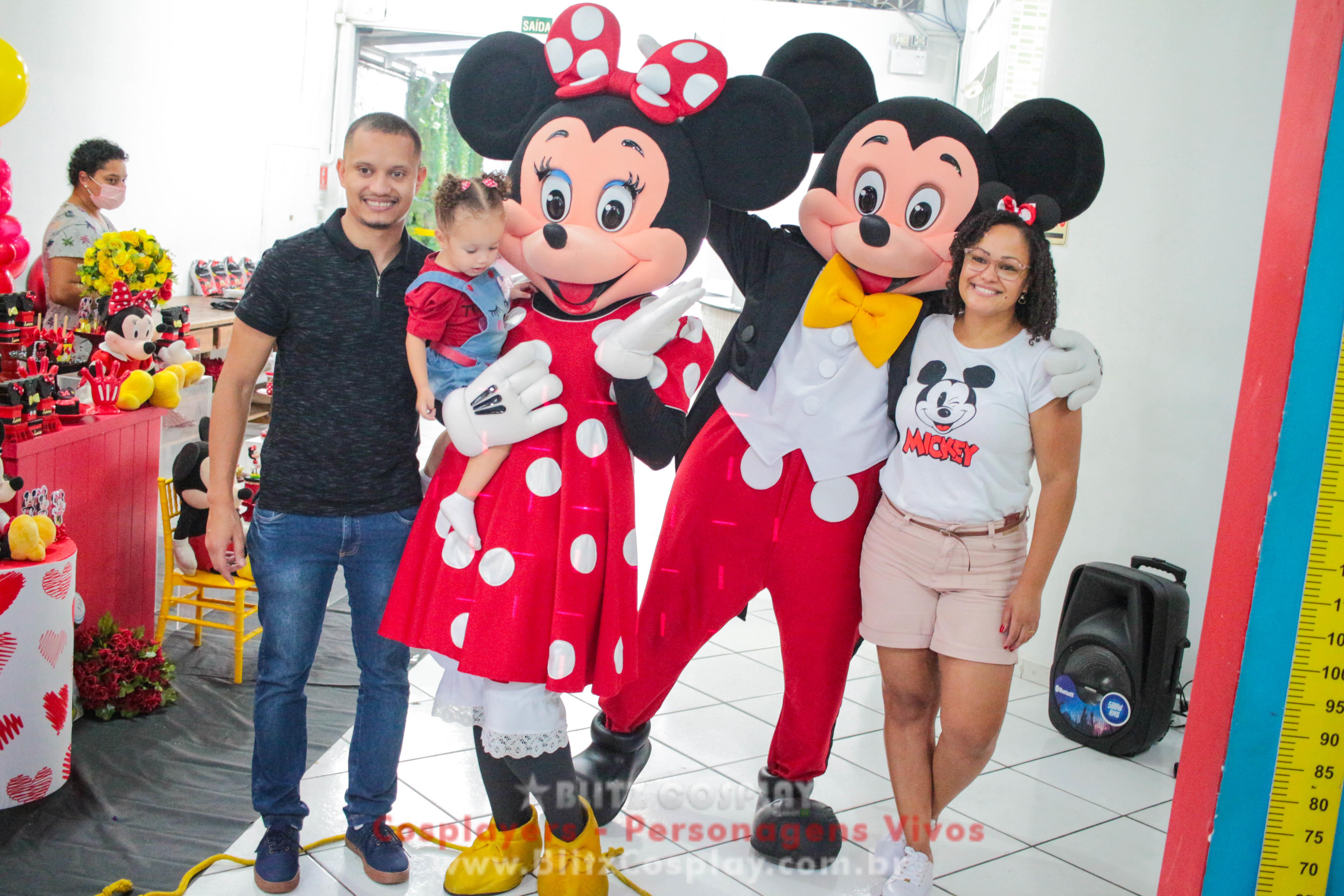 Mickey e Minnie Personagens Vivos Para Festas e Eventos.