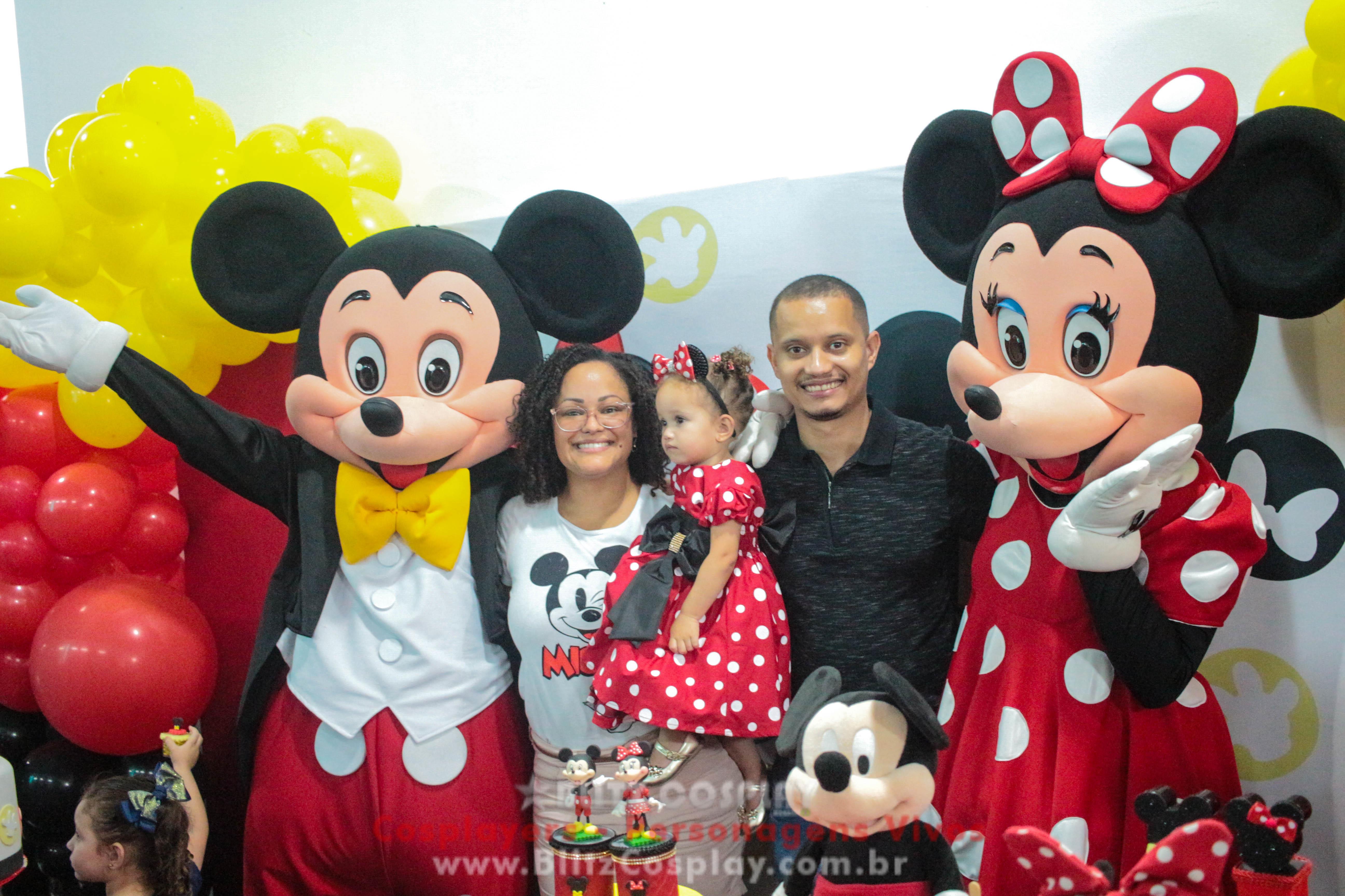 Mickey e Minnie Personagens Vivos Para Festas e Eventos.