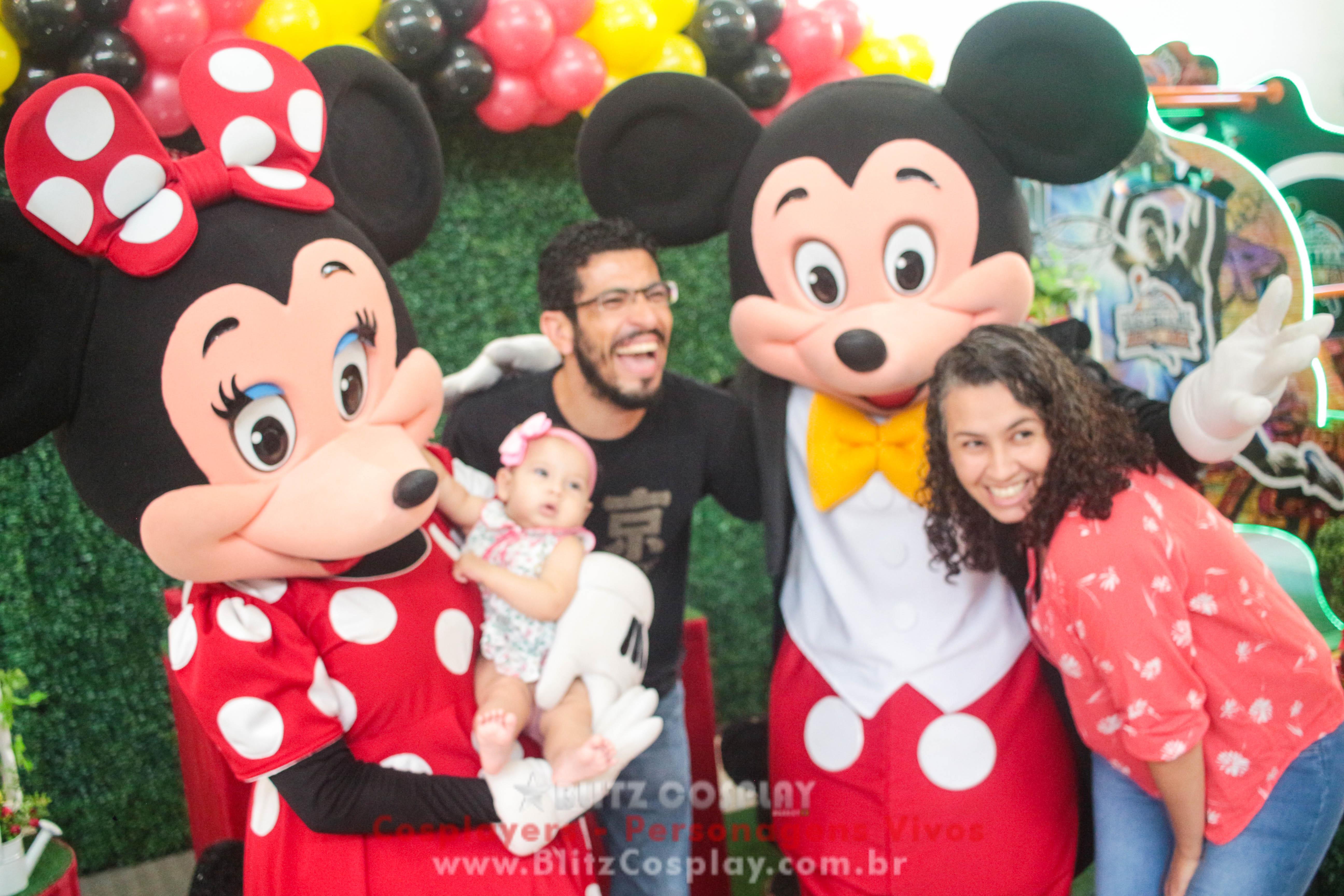 Mickey e Minnie Personagens Vivos Para Festas e Eventos.