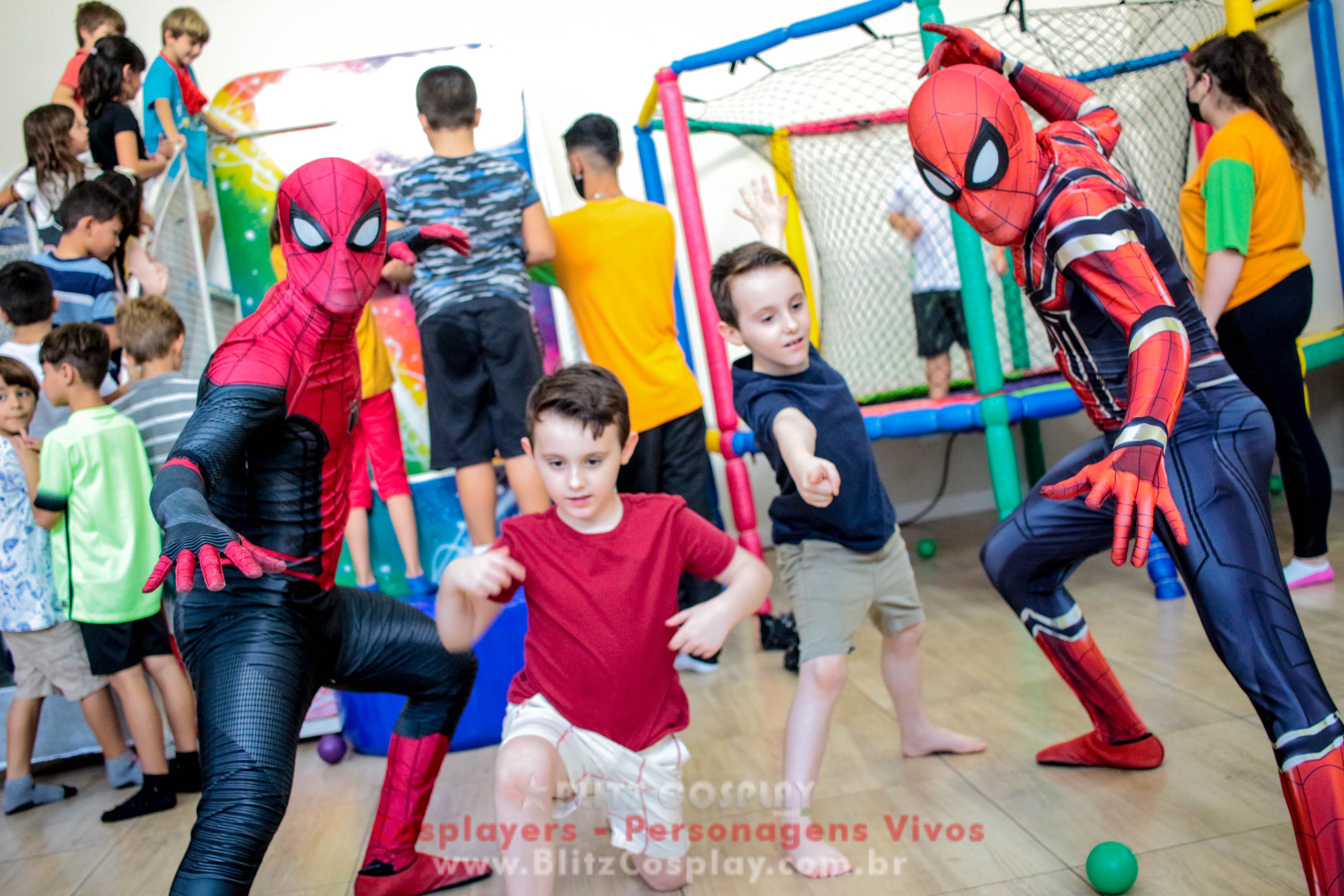 Homem Aranha Personagem Vivo Para Festas e Eventos.