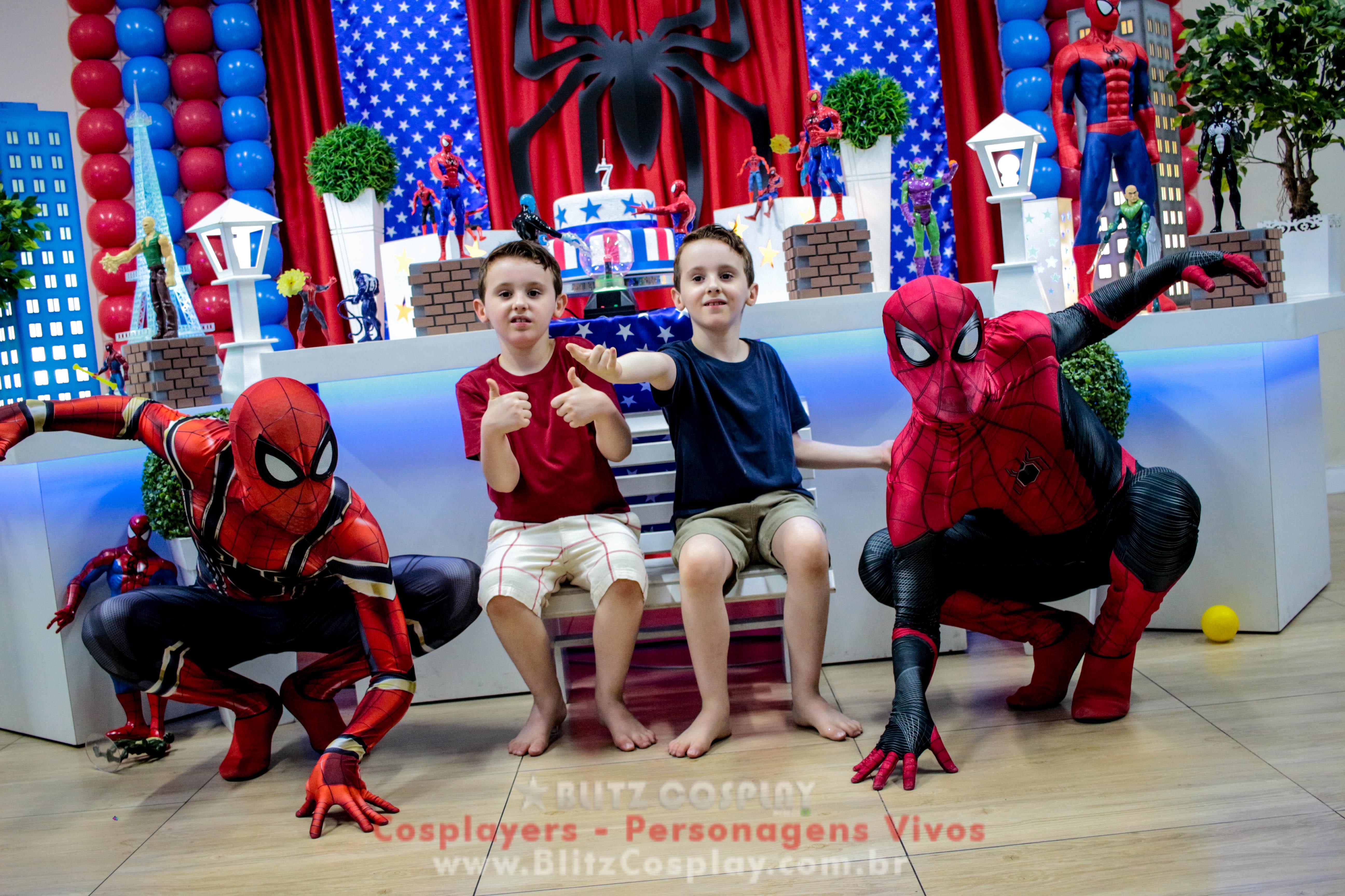 Homem Aranha Personagem Vivo Para Festas e Eventos.